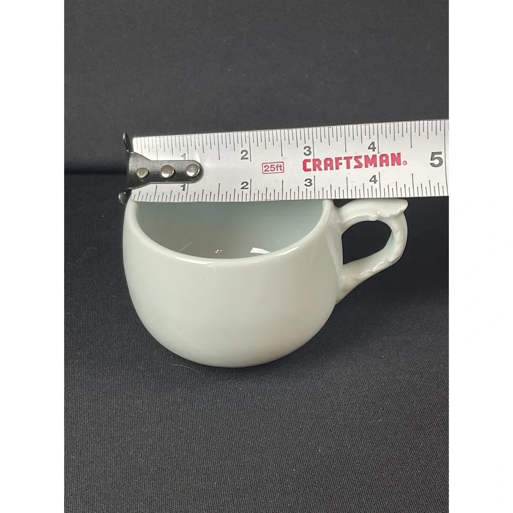 Porcelain Celadon Cabbage Lidded Coffee Tea‎ Cup with Bird Handle Lid Marked
